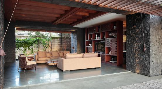 阳江独立别墅装修设计成印尼风格，异域风情家里享