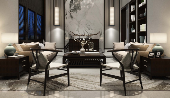 阳江中式风格小别墅装修要古典大气，室内软装设计是关键